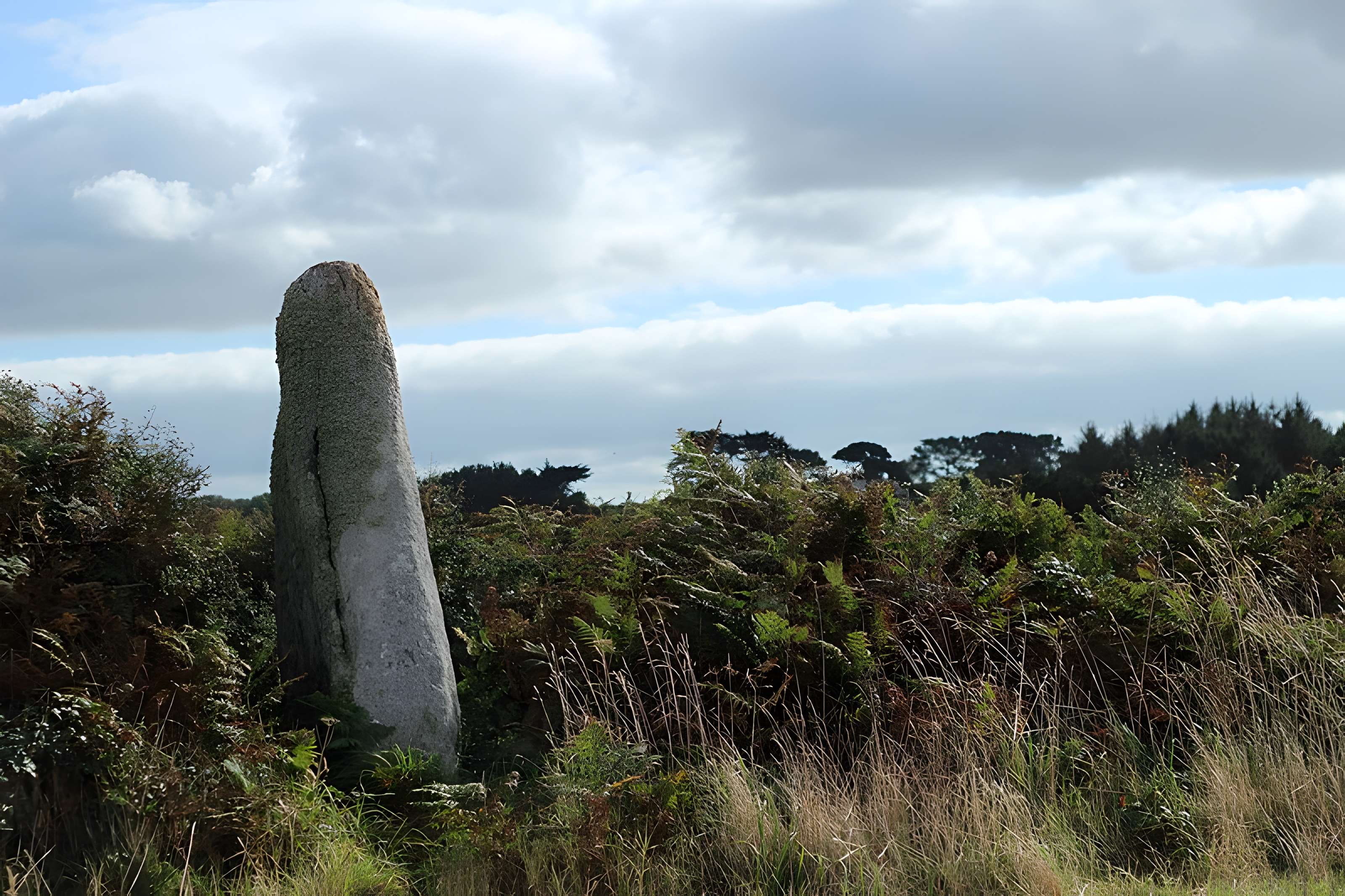 Menhir de Luguenez à Beuzec-Cap-Sizun