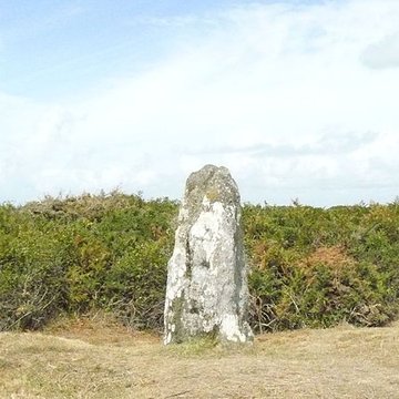 Menhir de Mez-Kerlard à Groix
