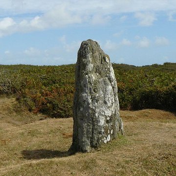 Menhir de Mez-Kerlard à Groix