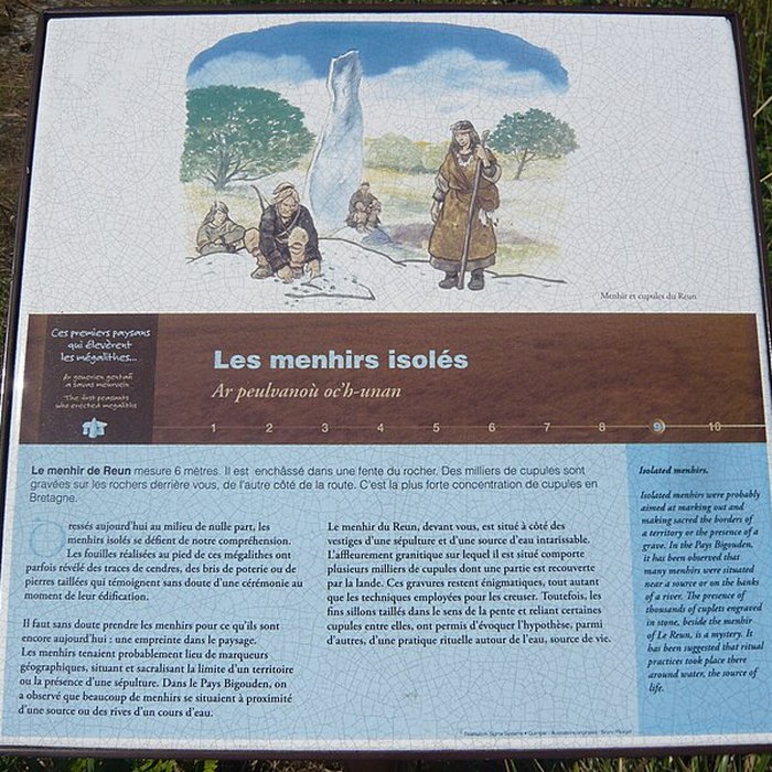 Photo de Menhir de Squividan à Treffiagat