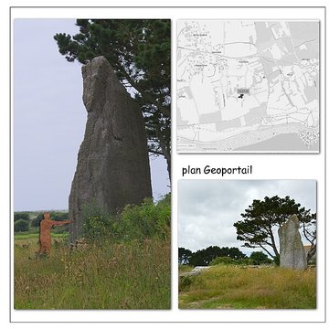 Menhir de Squividan à Treffiagat