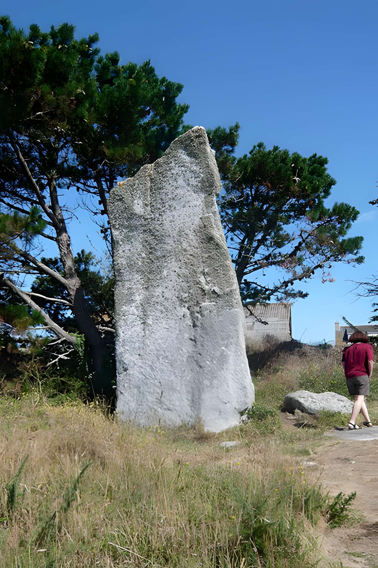 Menhir de Squividan à Treffiagat 
