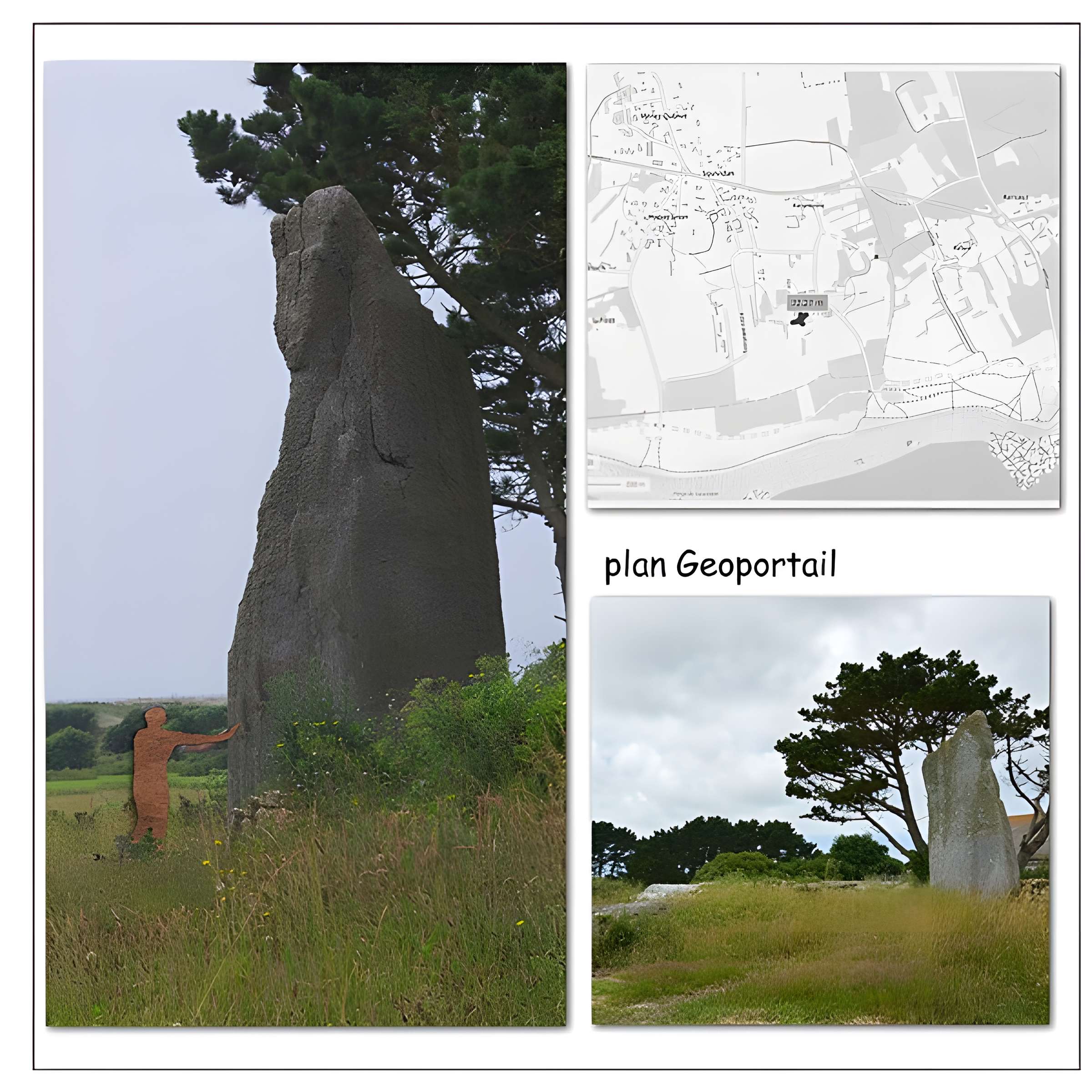 Menhir de Squividan à Treffiagat