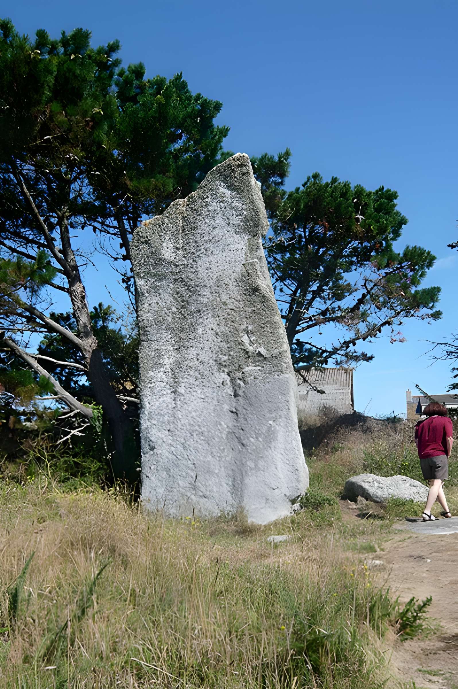 Menhir de Squividan à Treffiagat