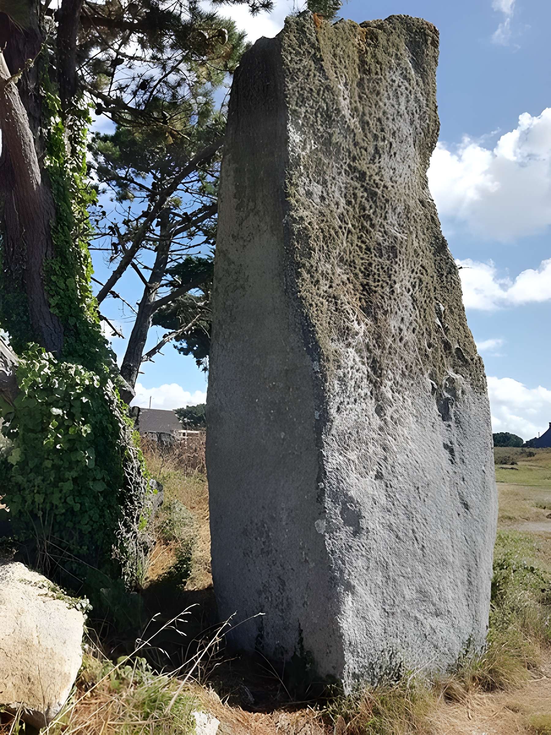 Menhir de Squividan à Treffiagat
