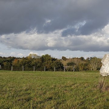 Menhir du Champ de la Pierre et menhir du Champ Horel