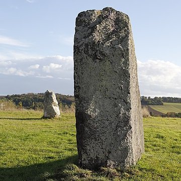Menhir du Champ de la Pierre et menhir du Champ Horel