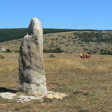 menhir isole de colobrieres aux bondons