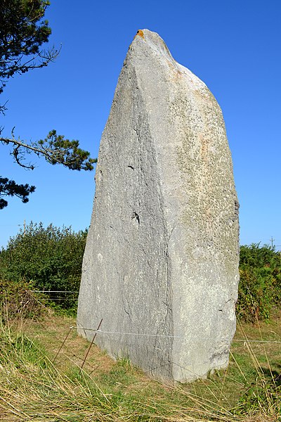 Menhir Sud de Pontusval de Plounéour-Trez