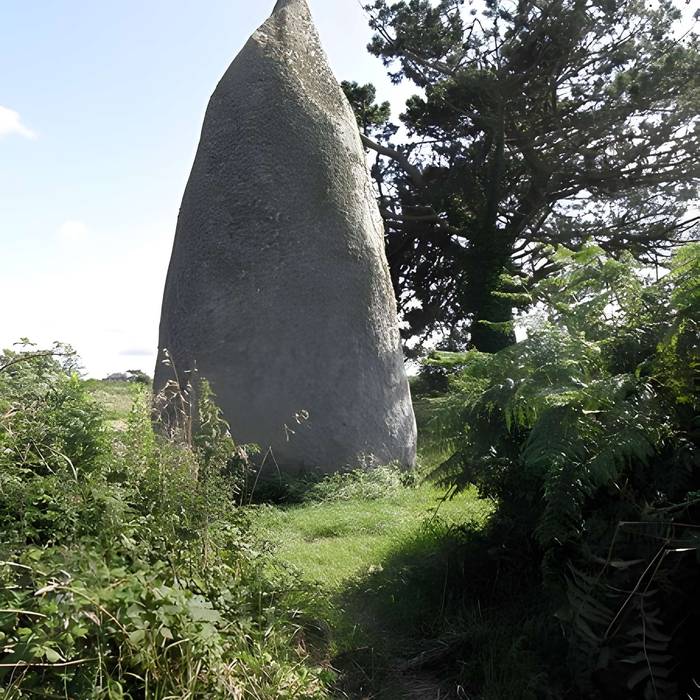 Photo de Menhir Sud de Pontusval de Plounéour-Trez
