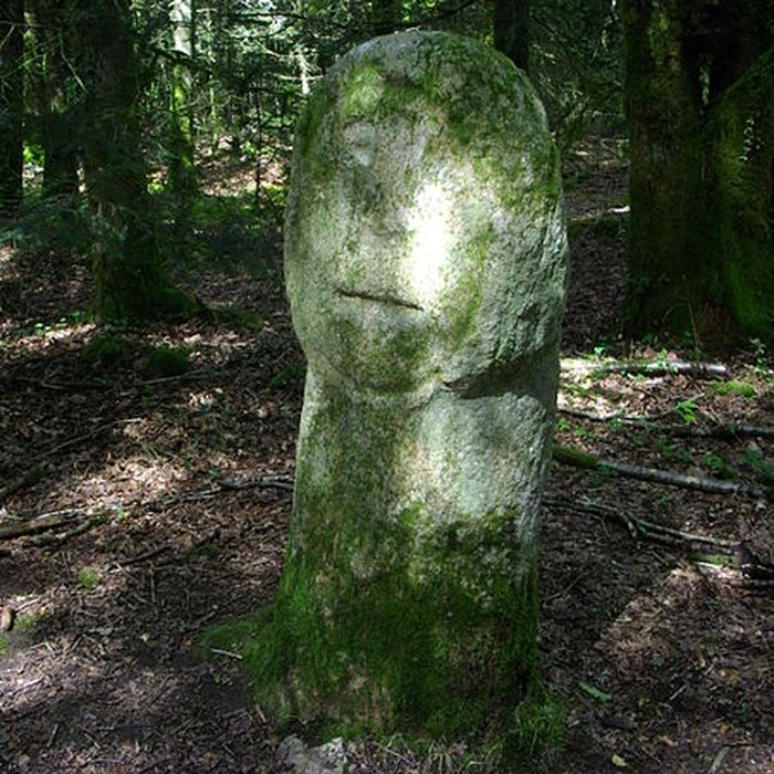 Photo de Deux menhirs taillés, dits Babouin et Babouine