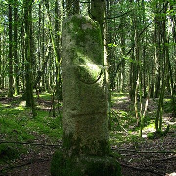Deux menhirs taillés, dits Babouin et Babouine