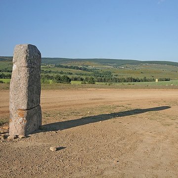 Menhirs constituant le premier groupe dit de la Fage