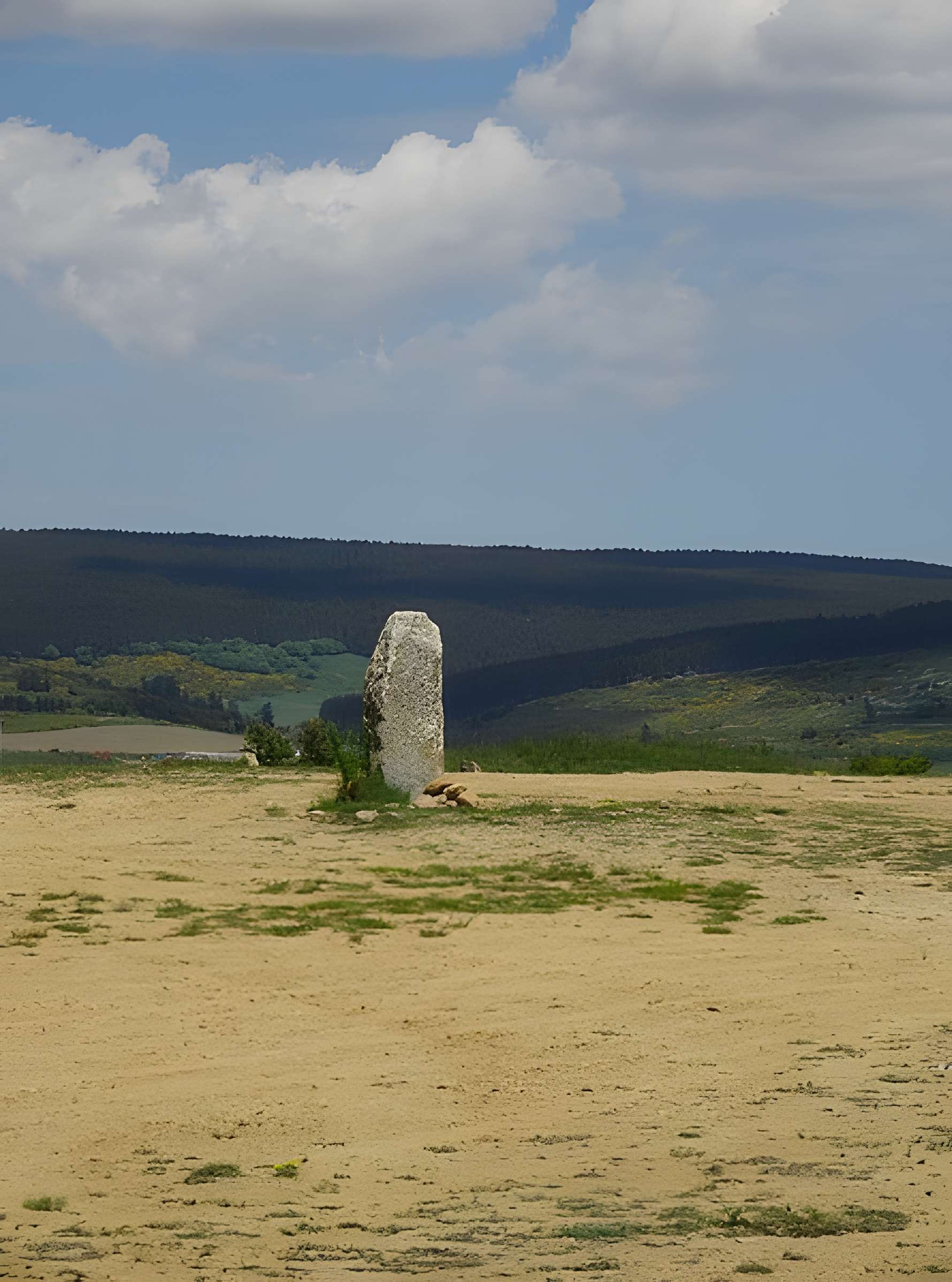 Menhirs constituant le premier groupe dit de la Fage
