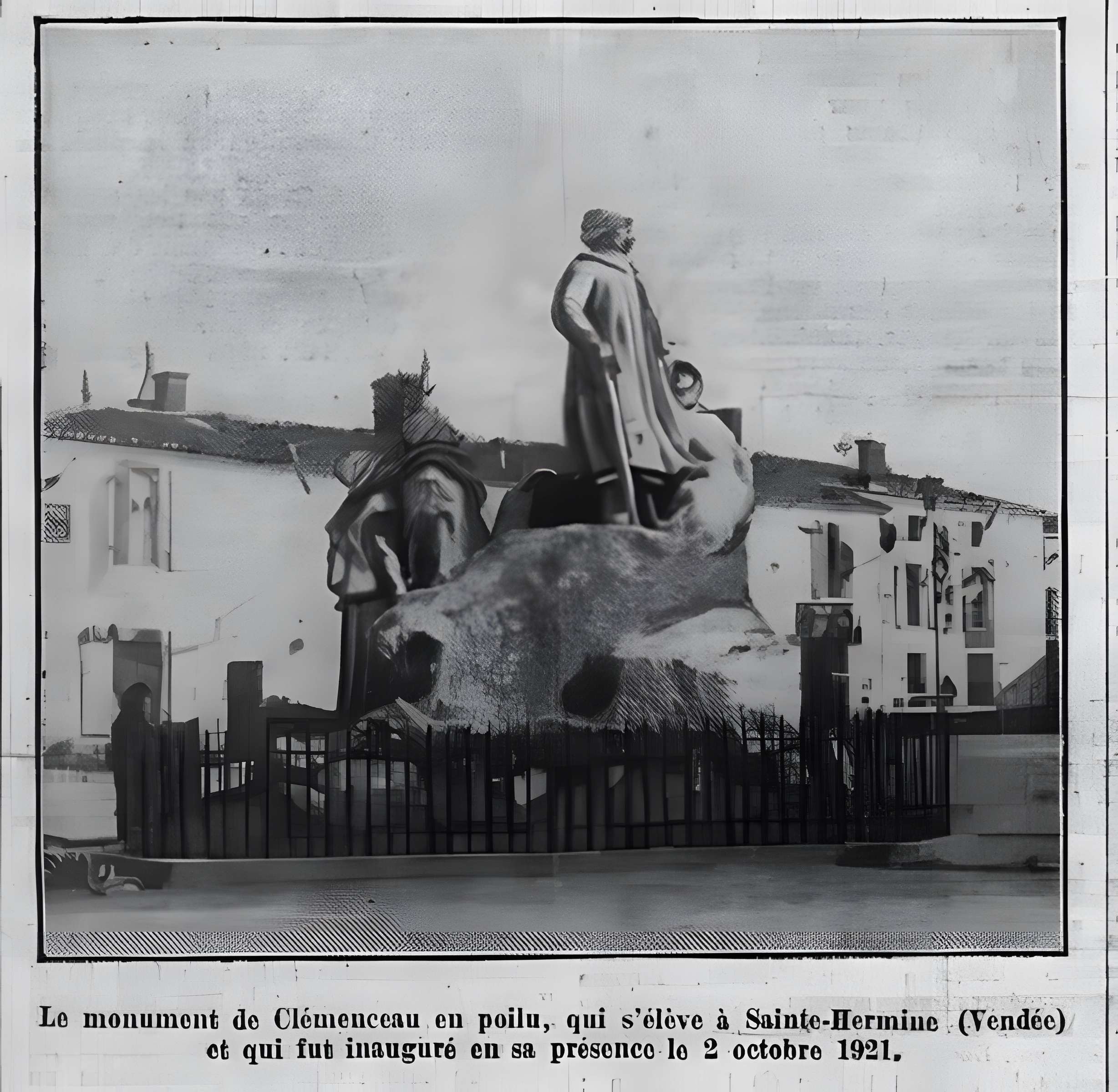 Monument à Georges Clemenceau à Sainte-Hermine
