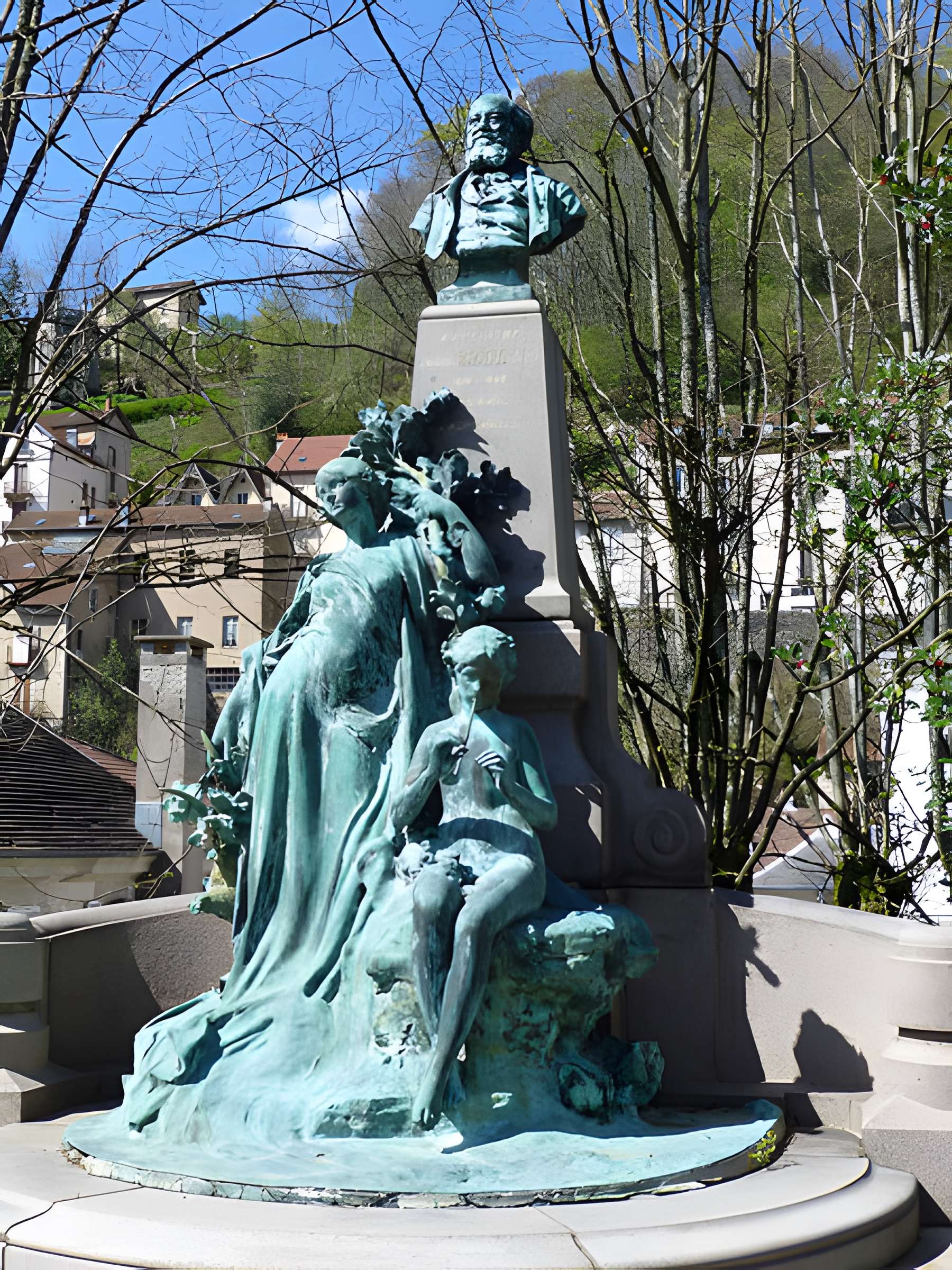 Monument au peintre Louis Français de Plombières-les-Bains