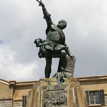 monument commemoratif de sampiero corso a bastelica