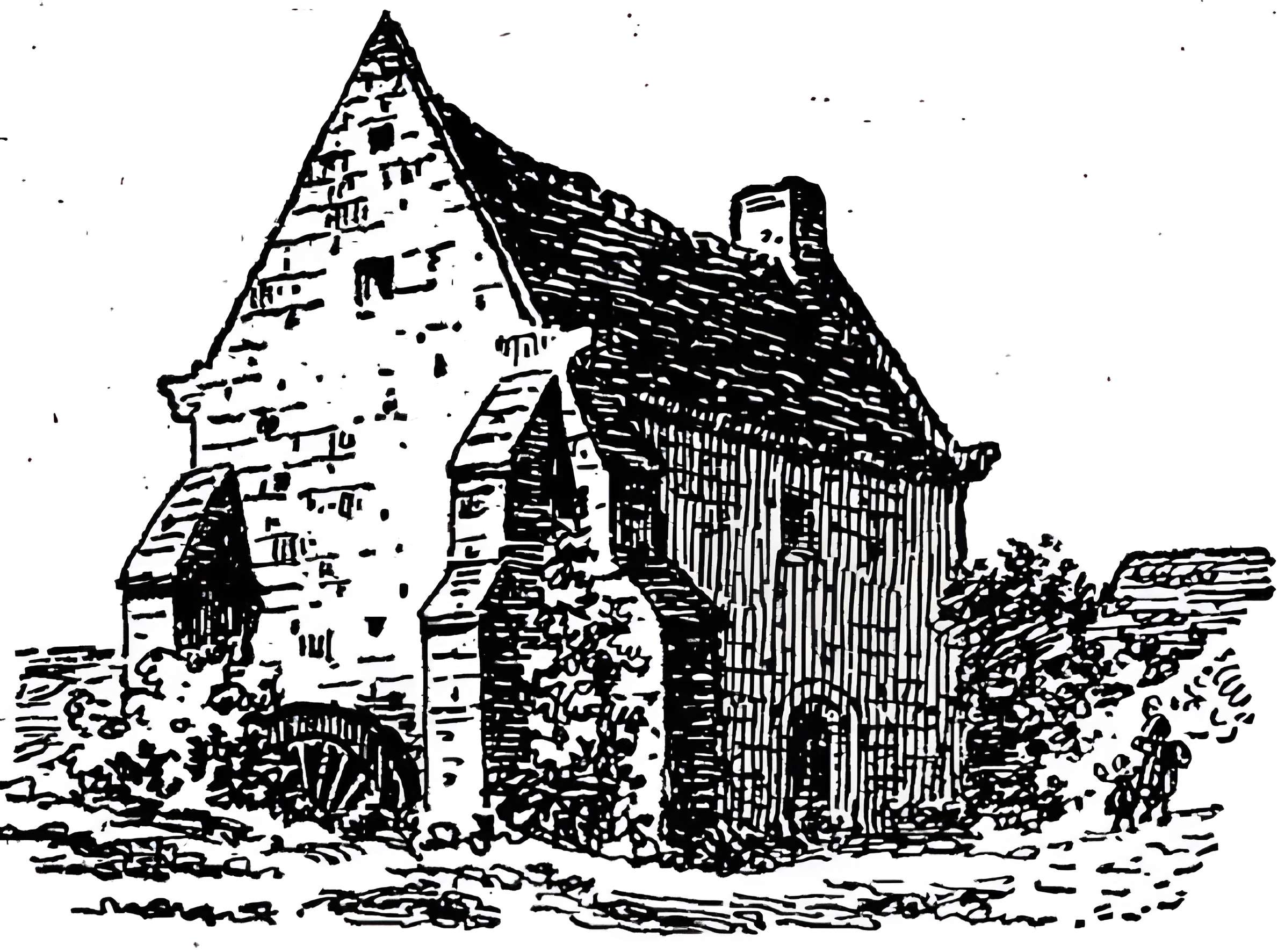 Moulin de Kerlan à Sibiril 