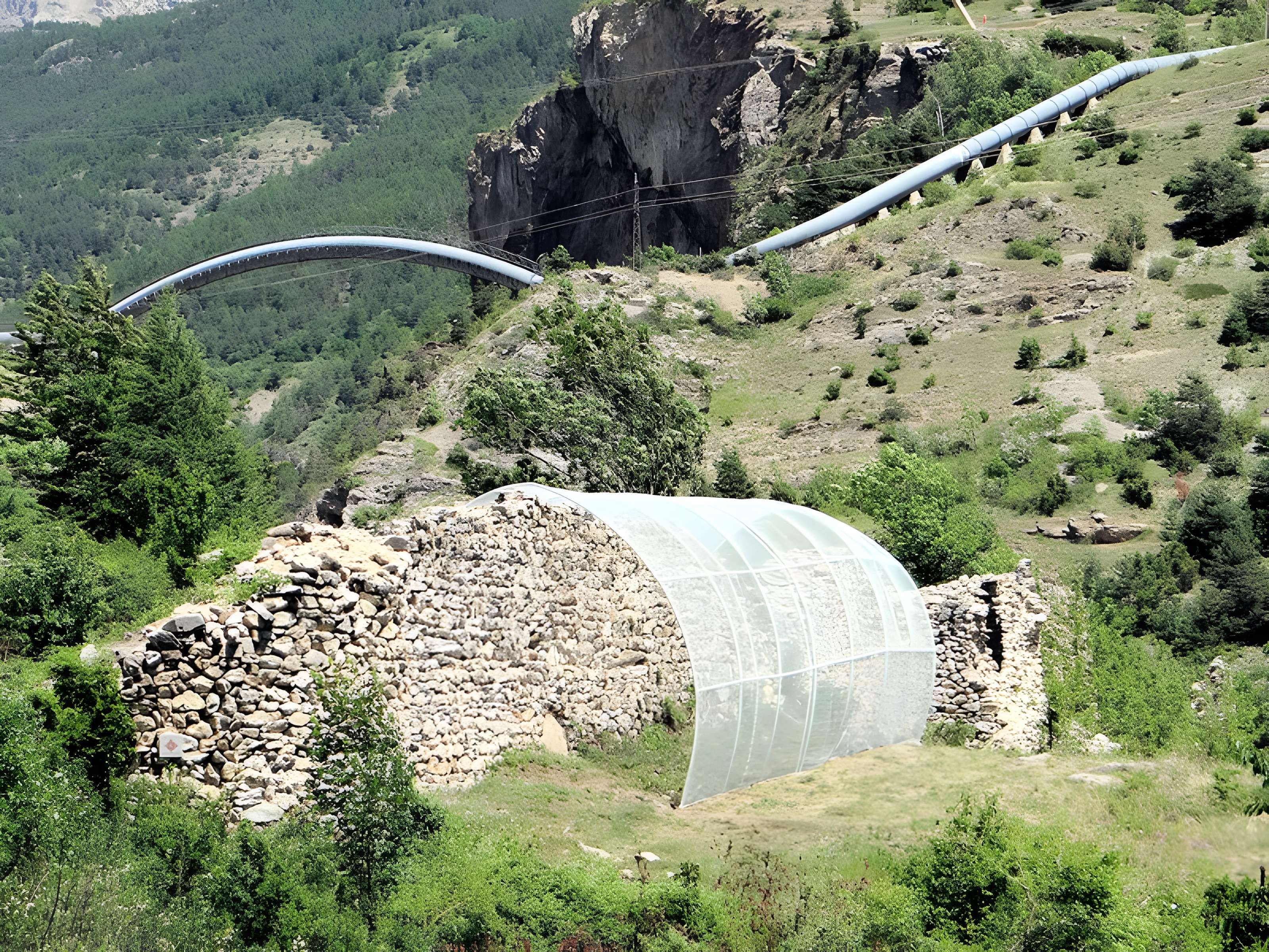 Barry de la Bâtie ou Mur des Vaudois aux Vigneaux 