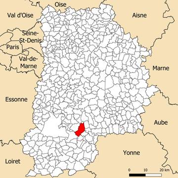 Colonne érigée en souvenir de la première rencontre de Louis XV et Marie Leczinska le 4 septembre 1725