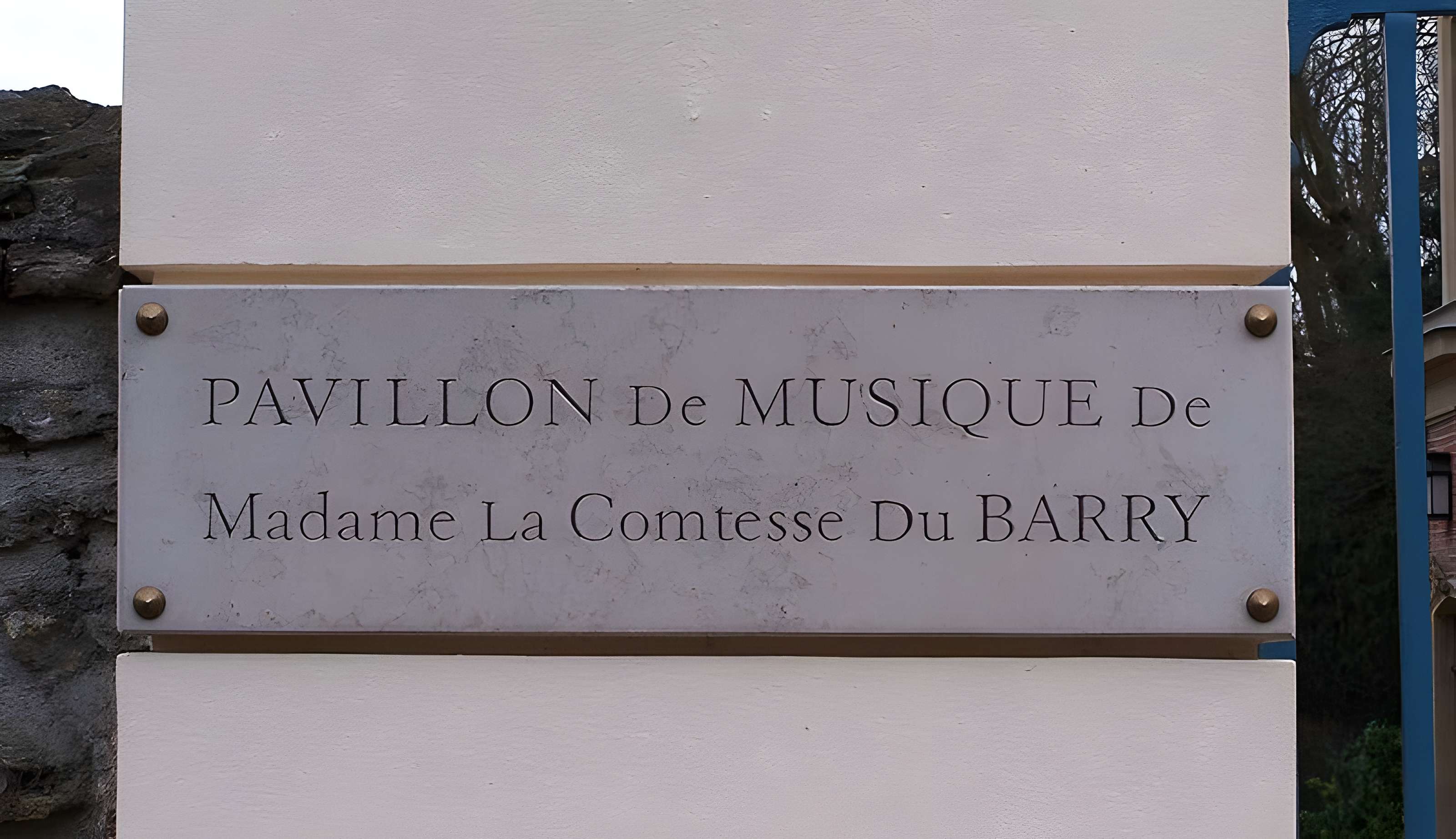 Pavillon de musique de la Du Barry à Louveciennes