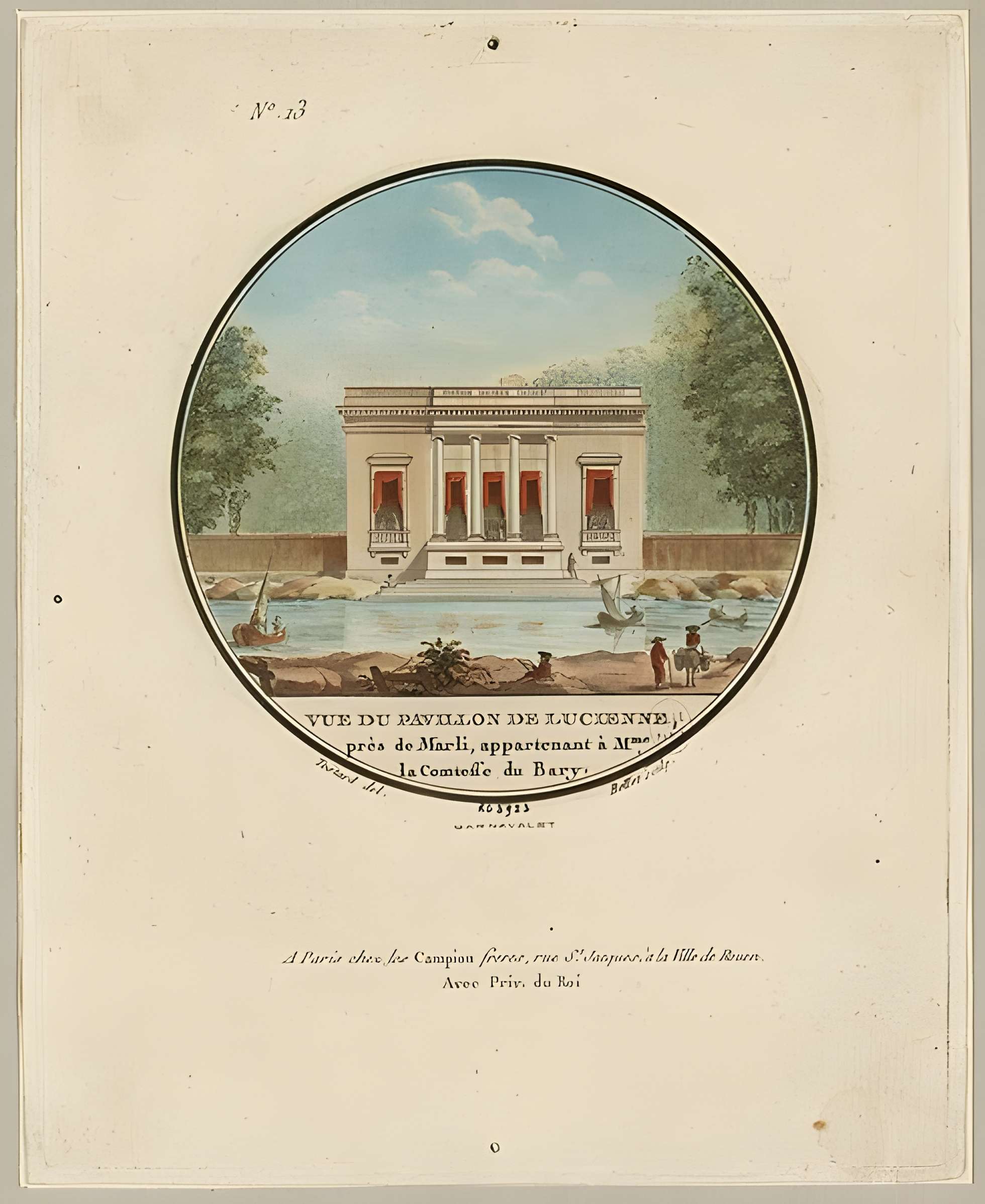 Pavillon de musique de la Du Barry à Louveciennes