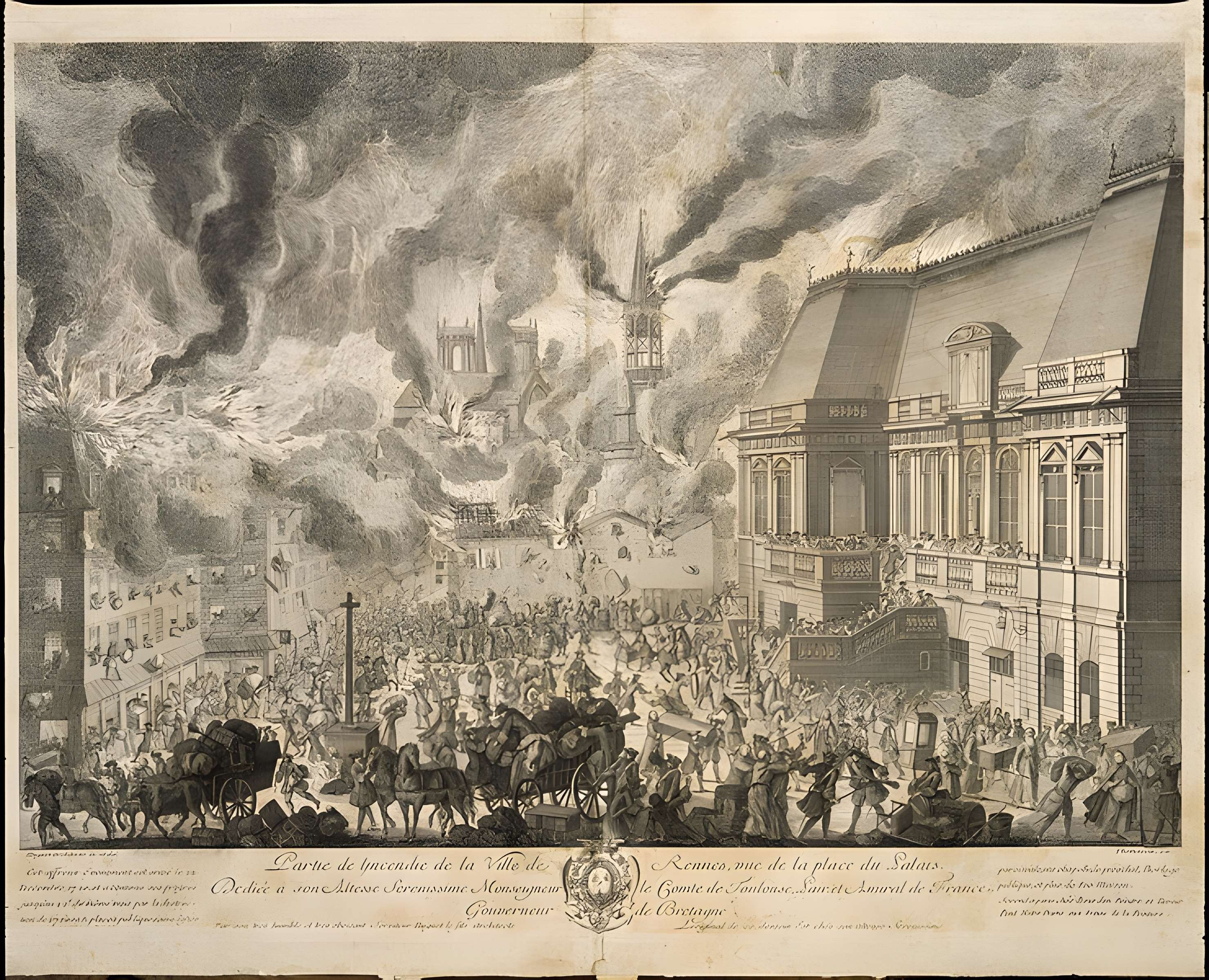 Place du Parlement-de-Bretagne à Rennes