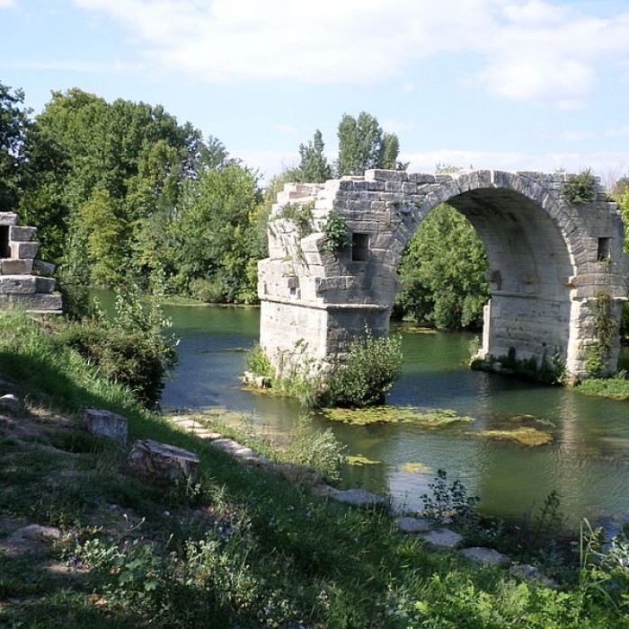 Photo de Pont Ambroix Via Domitia à Gallargues-le-Montueux