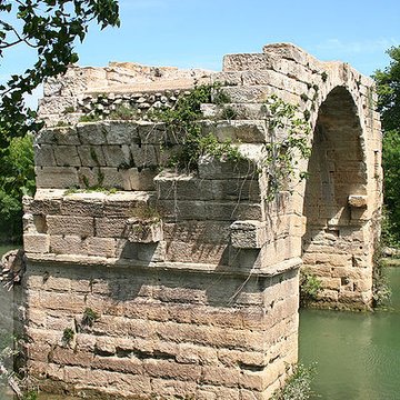 Pont Ambroix Via Domitia à Gallargues-le-Montueux