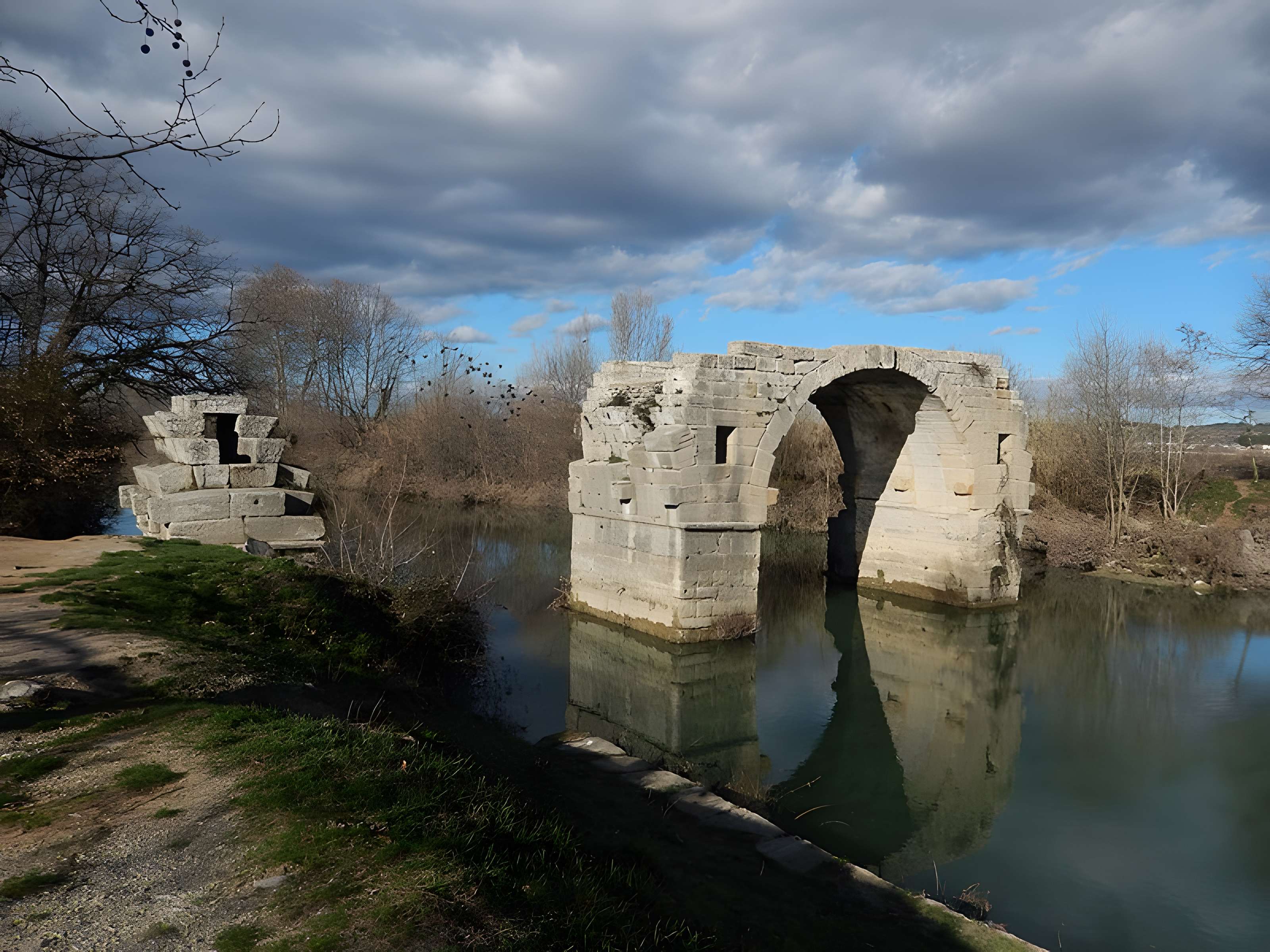 Pont Ambroix Via Domitia à Gallargues-le-Montueux