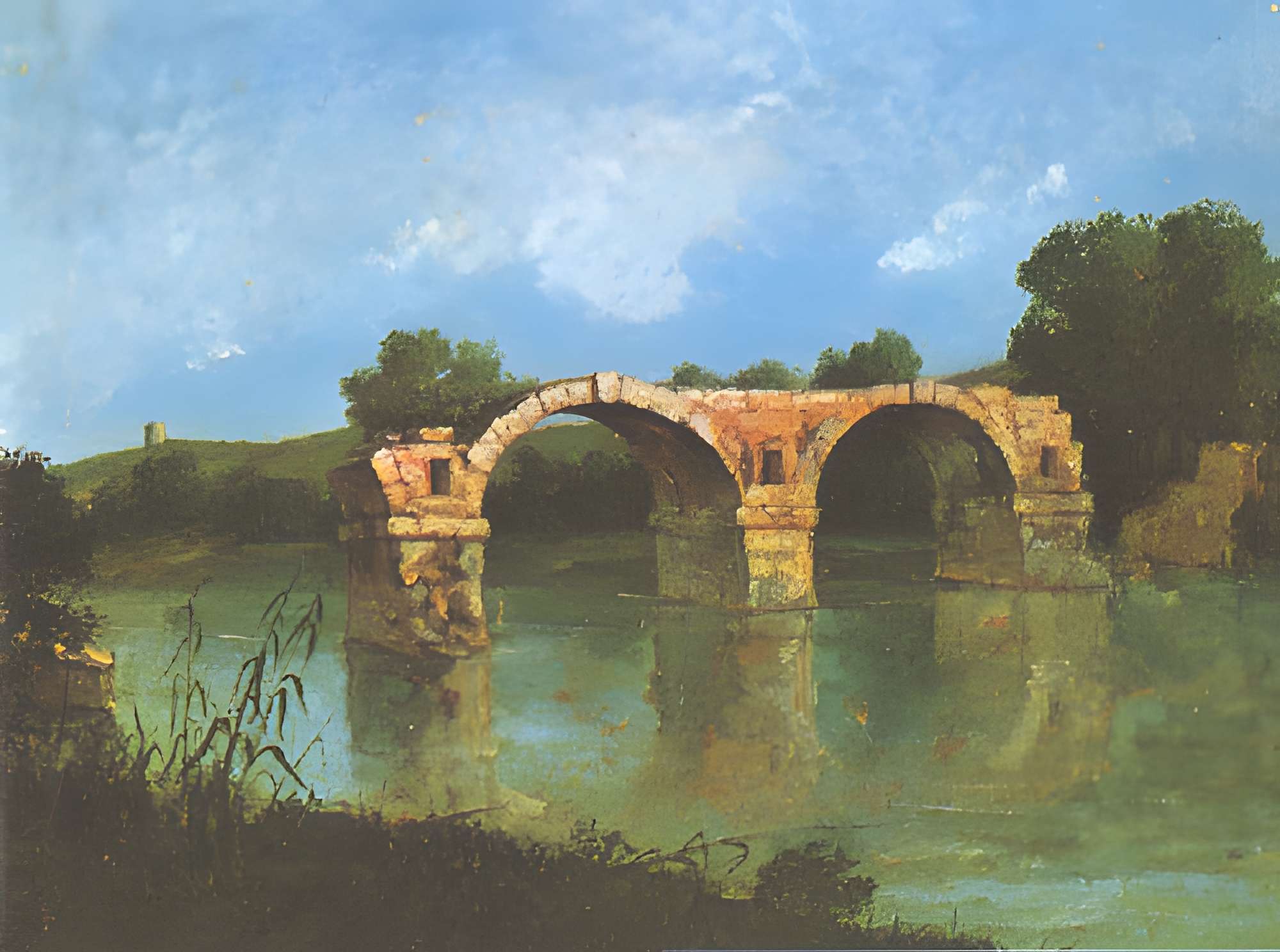 Pont Ambroix Via Domitia à Gallargues-le-Montueux