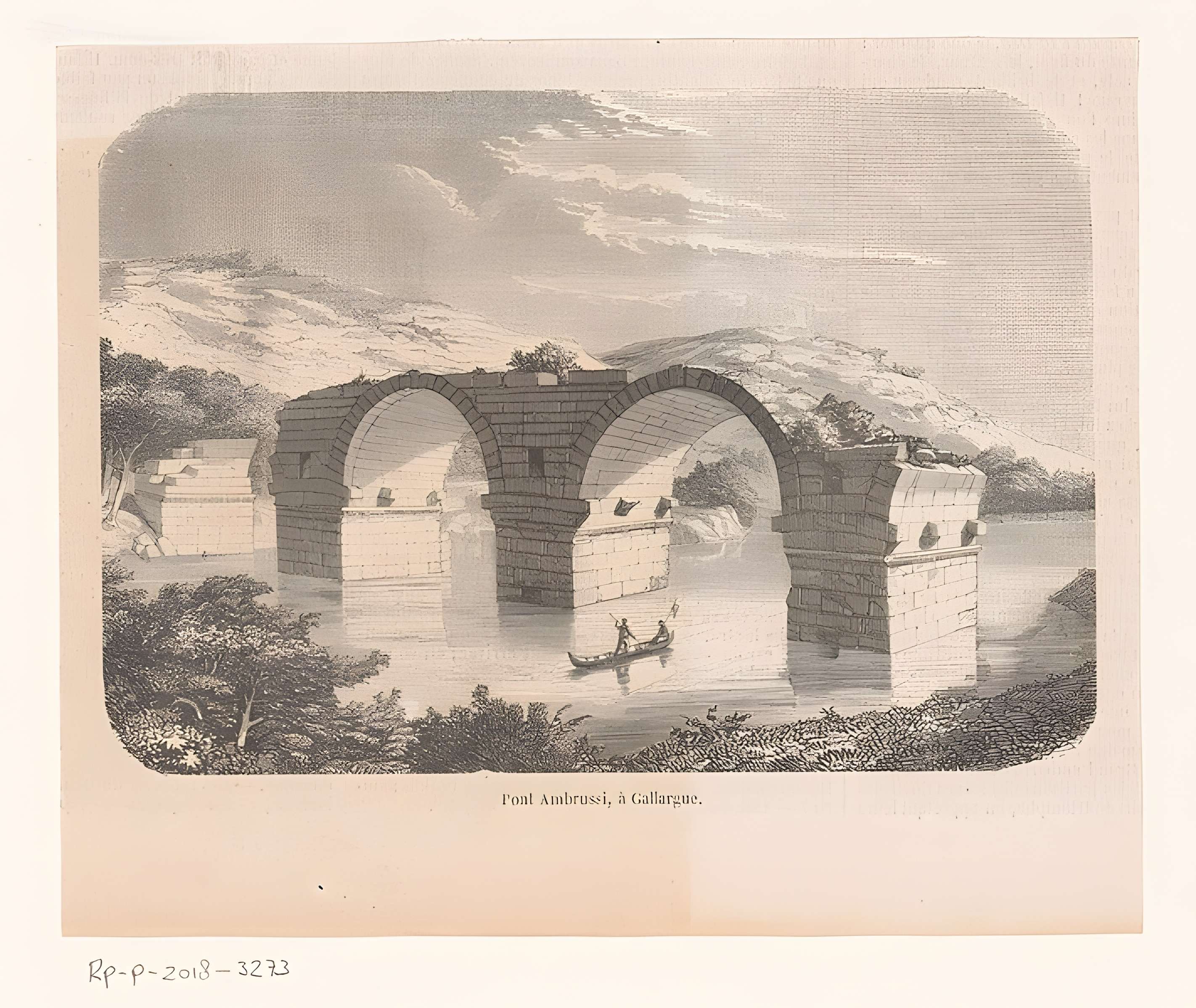 Pont Ambroix Via Domitia à Gallargues-le-Montueux