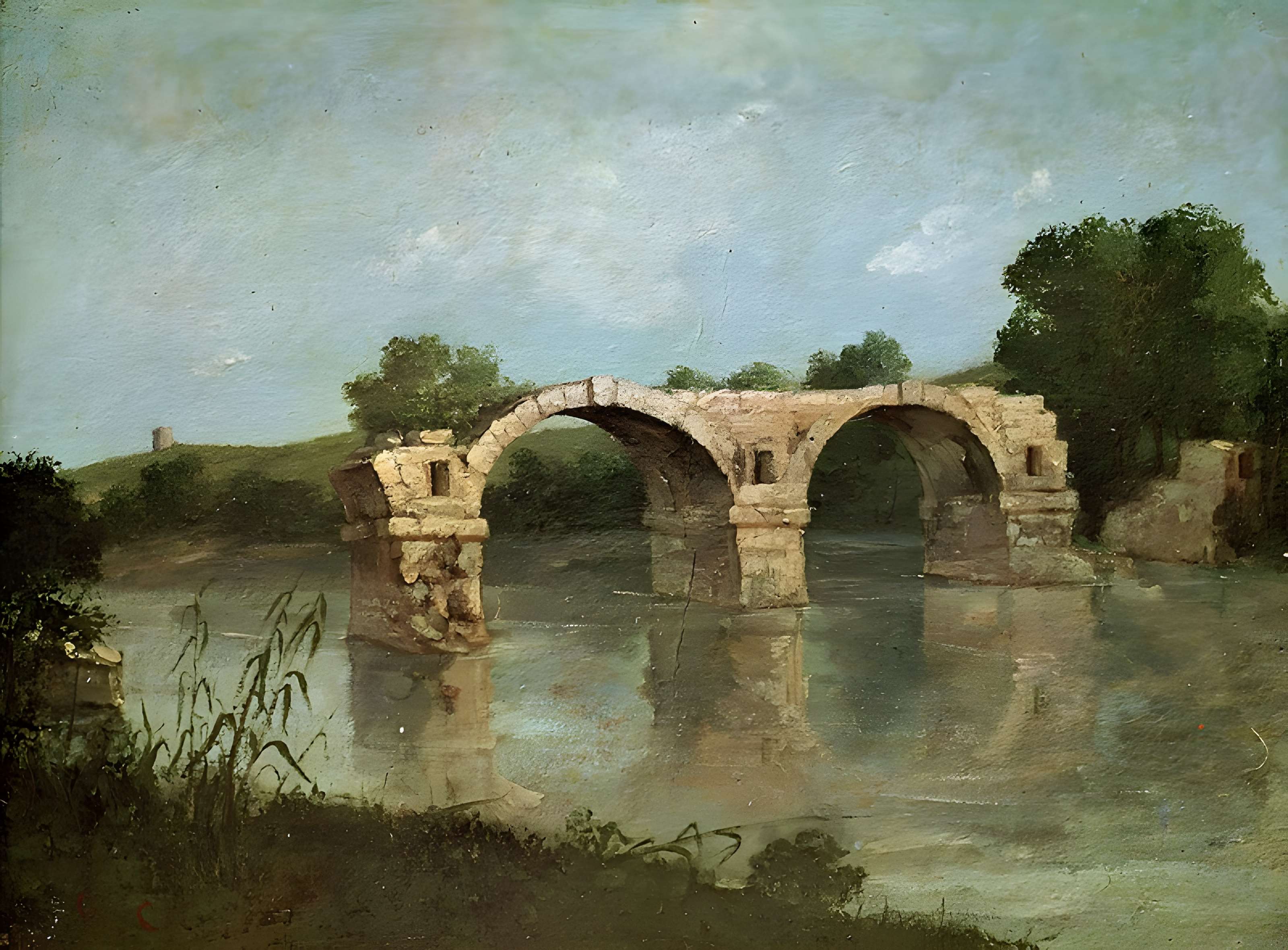 Pont Ambroix Via Domitia à Gallargues-le-Montueux