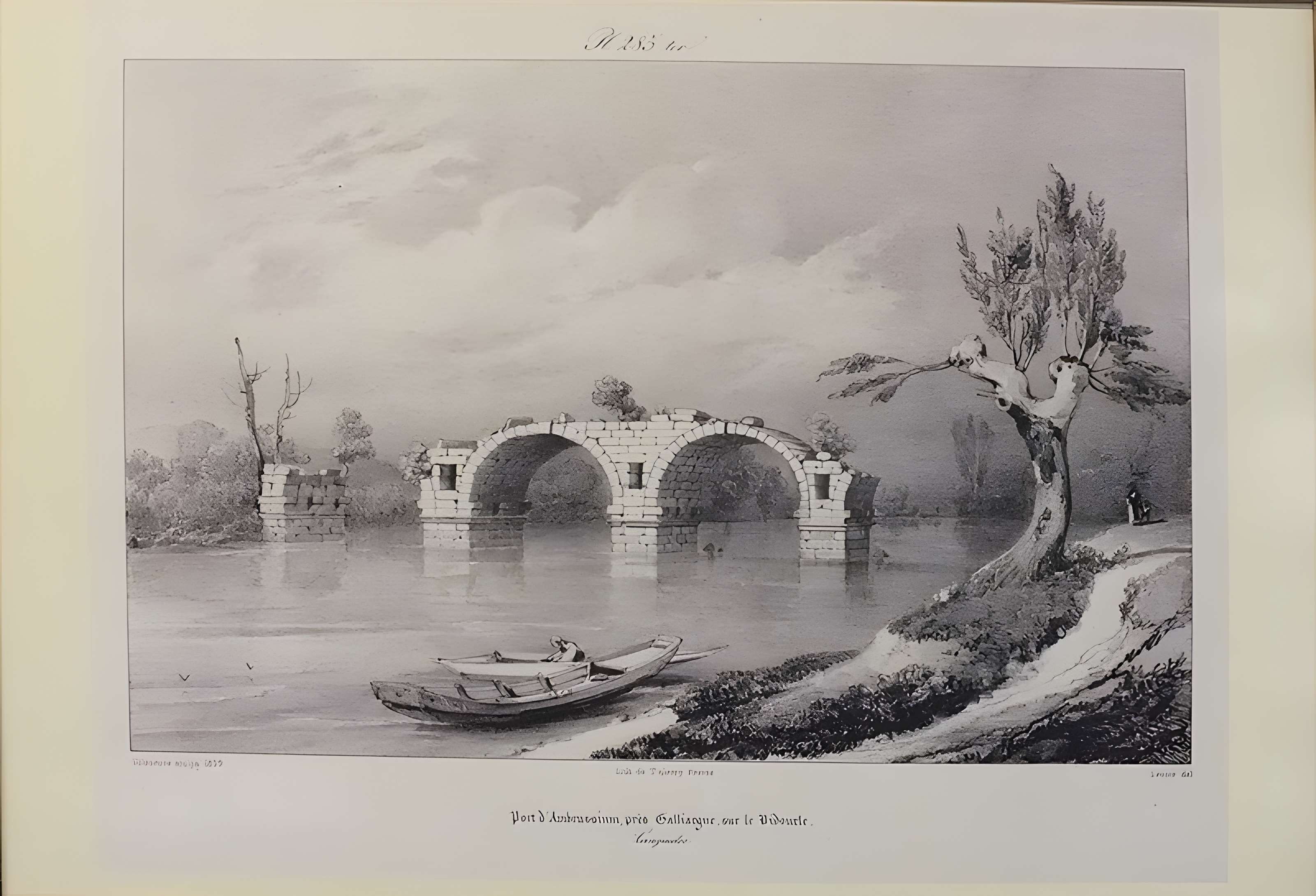 Pont Ambroix Via Domitia à Gallargues-le-Montueux