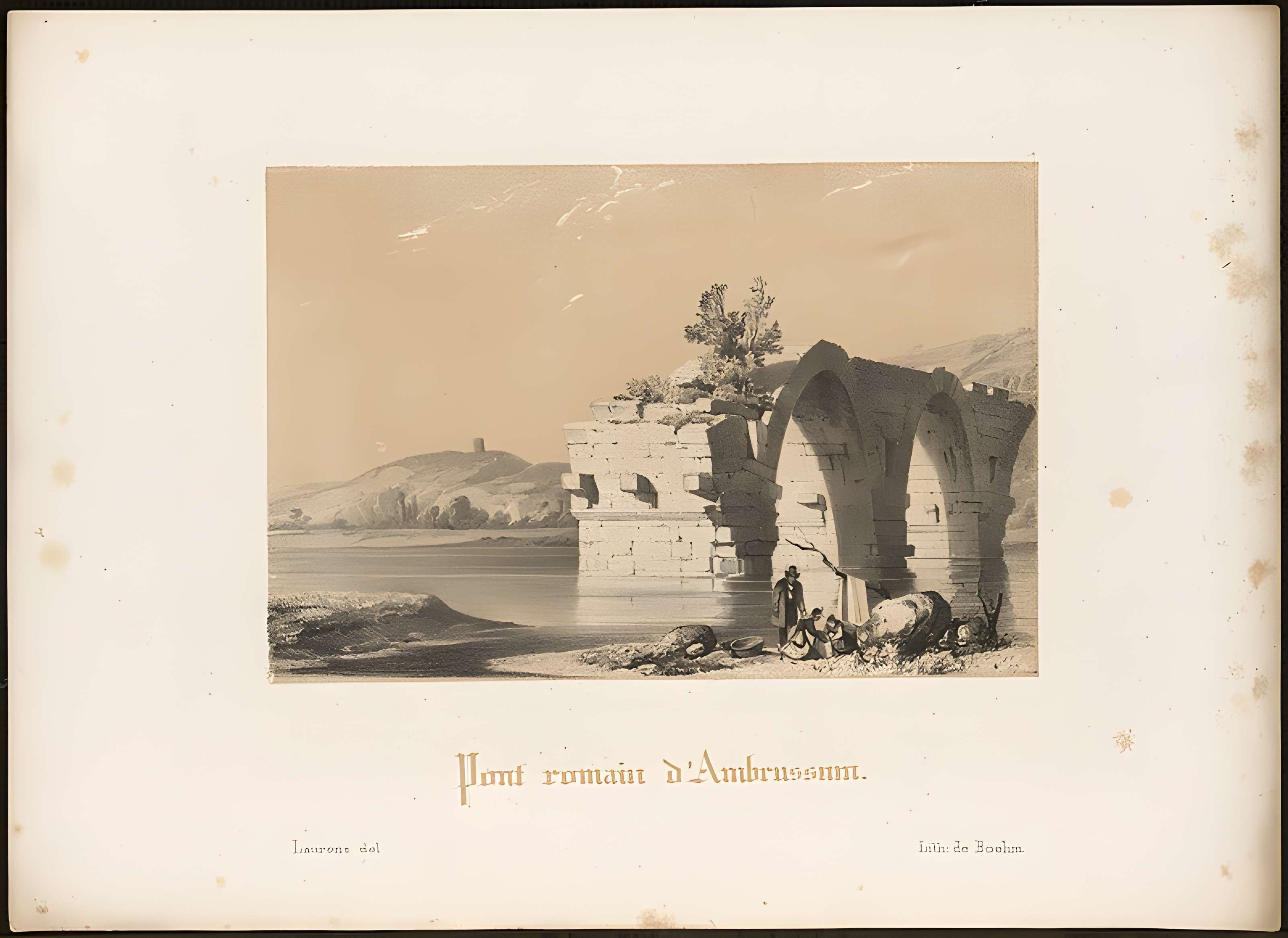 Pont Ambroix Via Domitia à Gallargues-le-Montueux