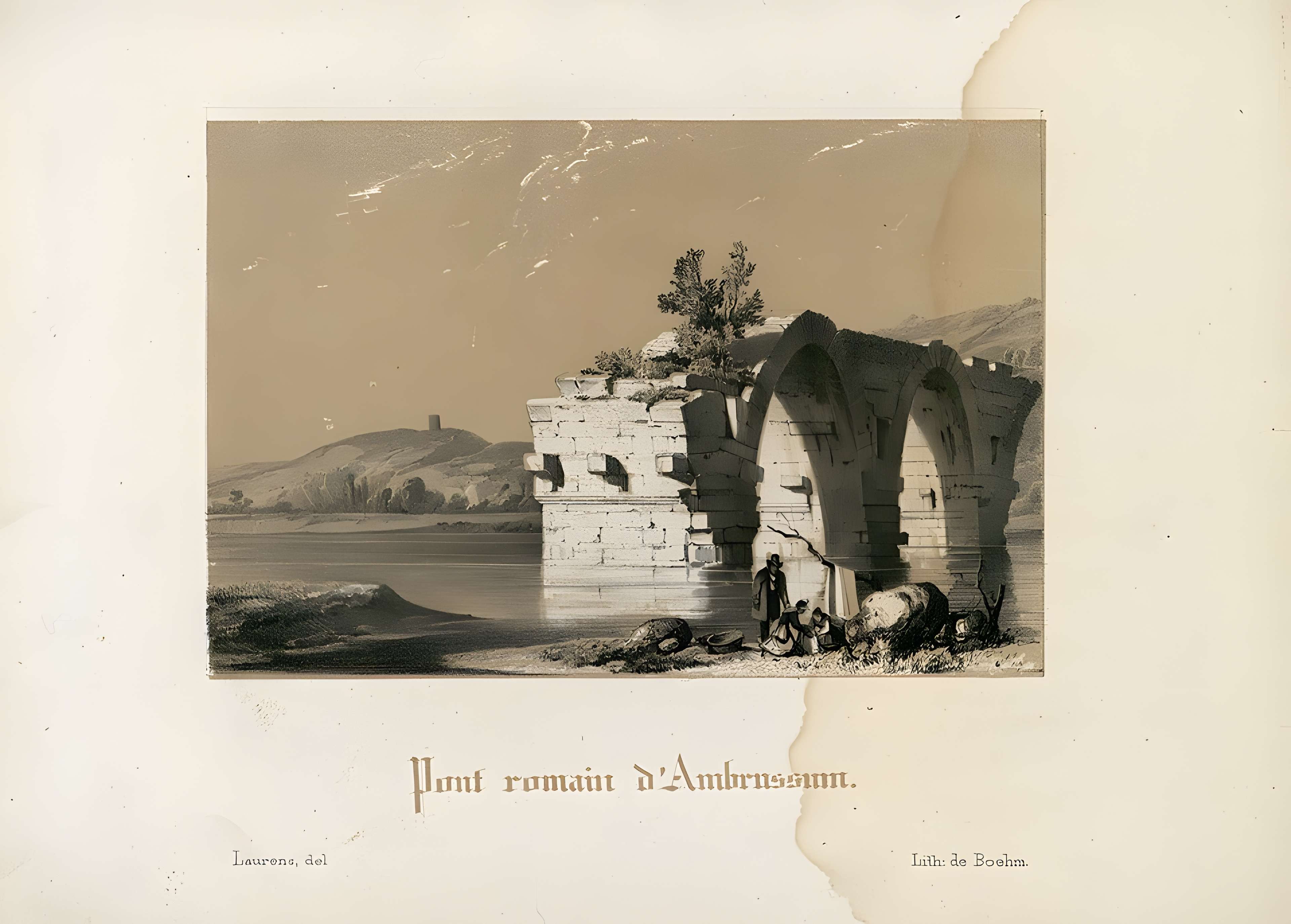 Pont Ambroix Via Domitia à Gallargues-le-Montueux