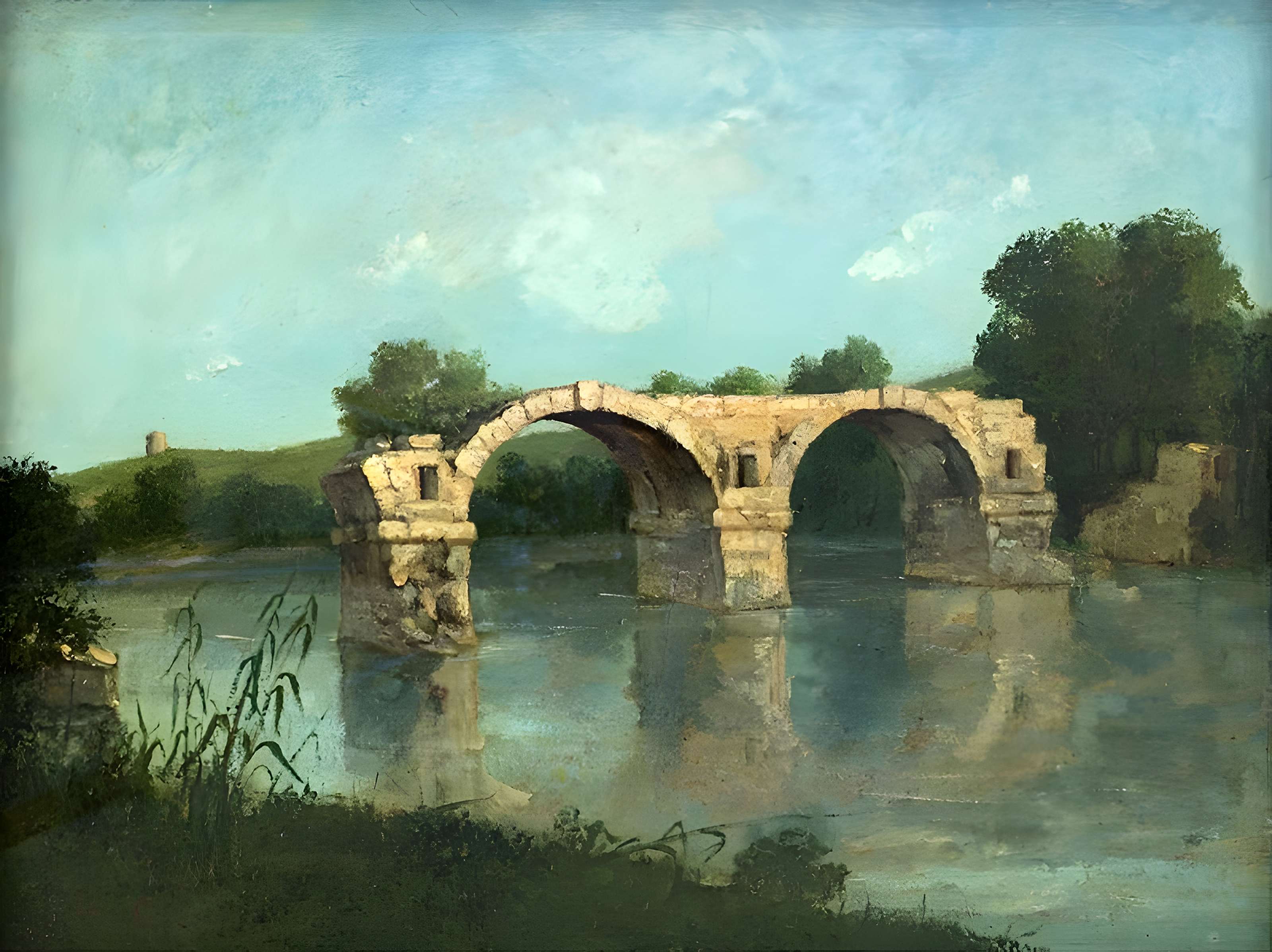 Pont Ambroix Via Domitia à Gallargues-le-Montueux