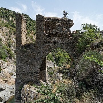 Pont aqueduc den Labau à Rodès