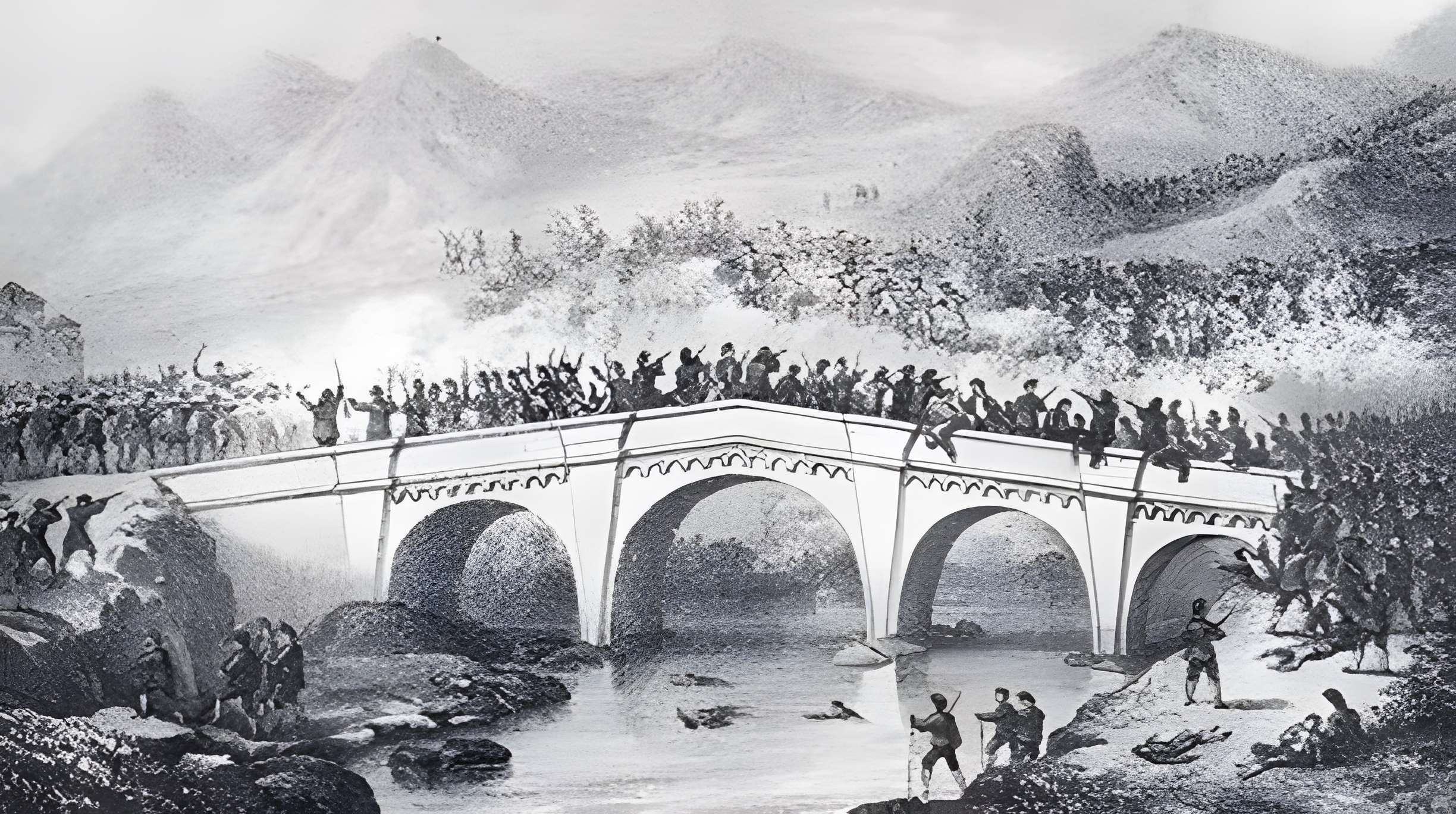 Pont de Ponte Nuovo à Castello-di-Rostino