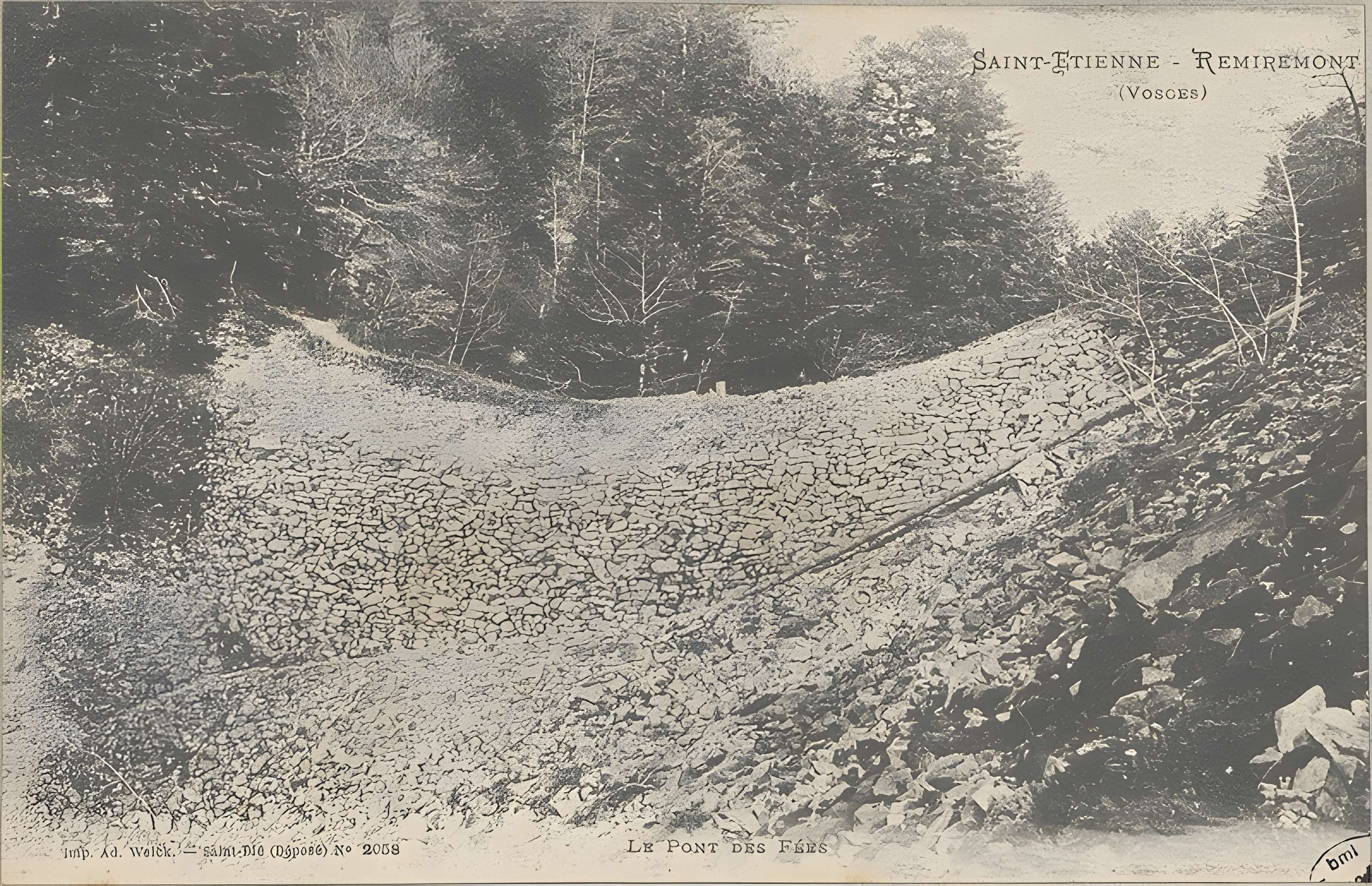 Ouvrage dit Pont des Fées (également sur commune de Saint-Etienne-lès-Remiremont)