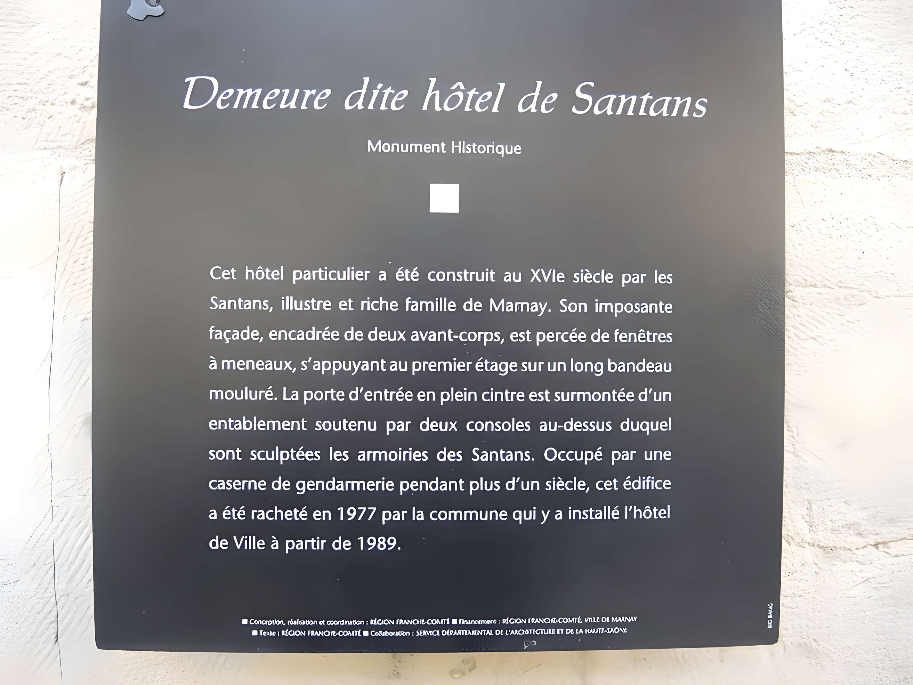 Hôtel Terrier de Santans à Marnay