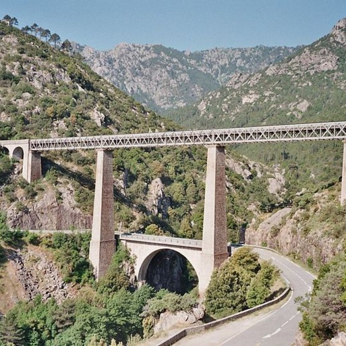 Photo de Viaduc sur le Vecchio ou pont Eiffel également sur commune de Vivario