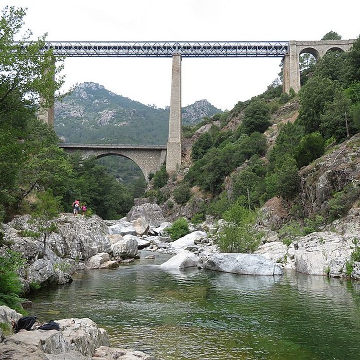 Photo de Viaduc sur le Vecchio ou pont Eiffel également sur commune de Vivario