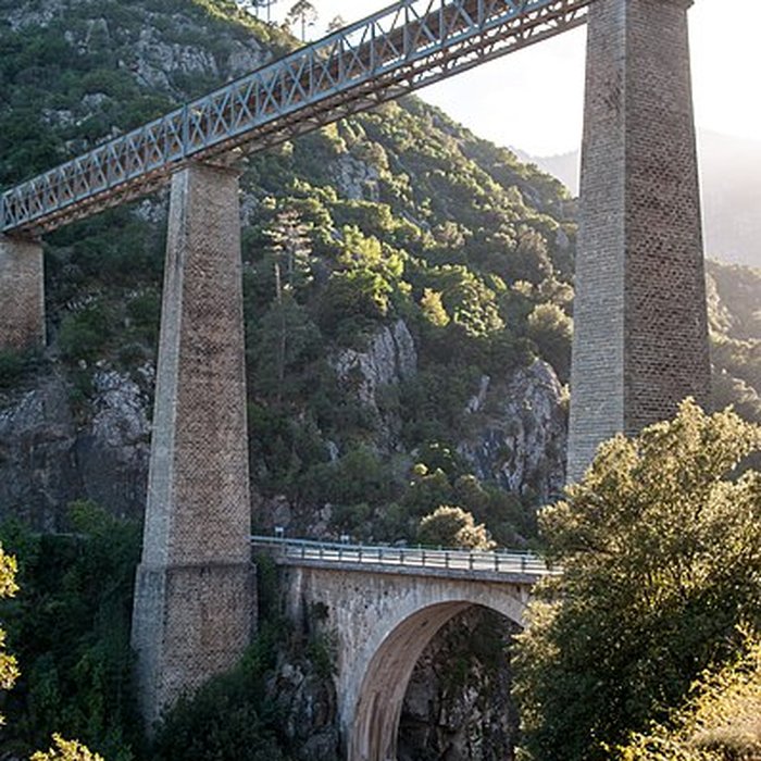 Photo de Viaduc sur le Vecchio ou pont Eiffel également sur commune de Vivario