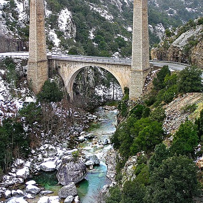 Photo de Viaduc sur le Vecchio ou pont Eiffel également sur commune de Vivario