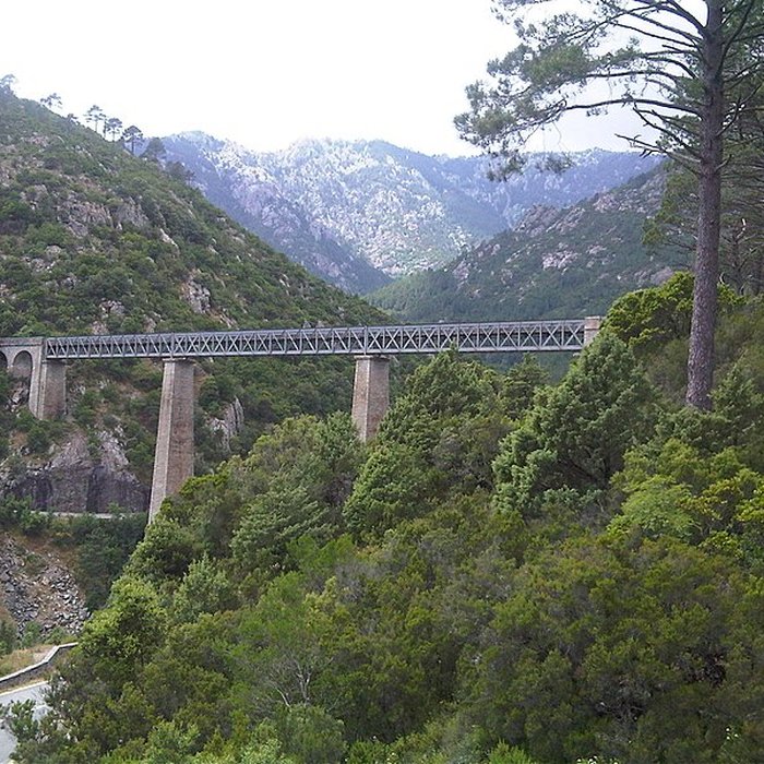 Photo de Viaduc sur le Vecchio ou pont Eiffel également sur commune de Vivario