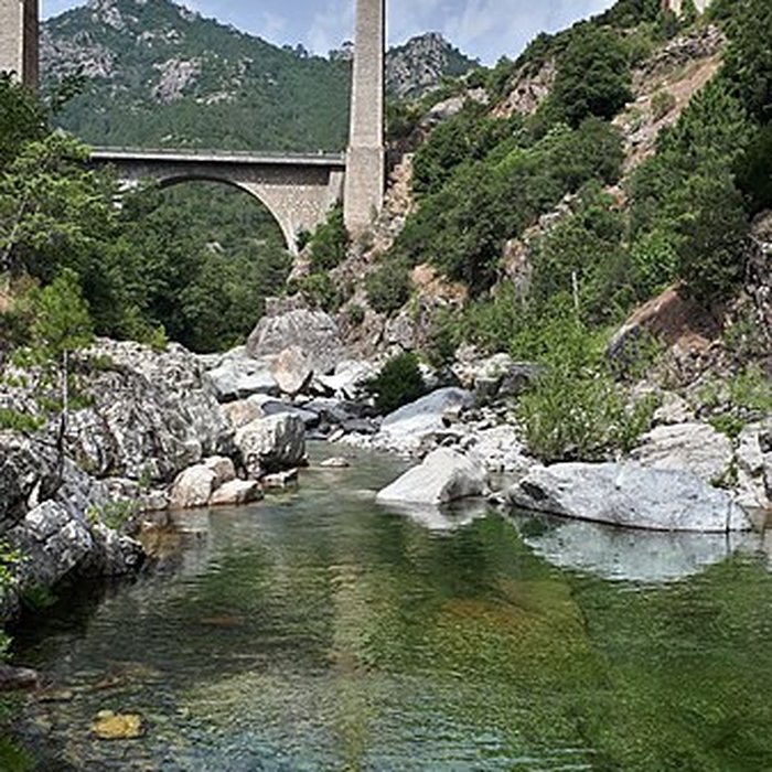 Photo de Viaduc sur le Vecchio ou pont Eiffel également sur commune de Vivario