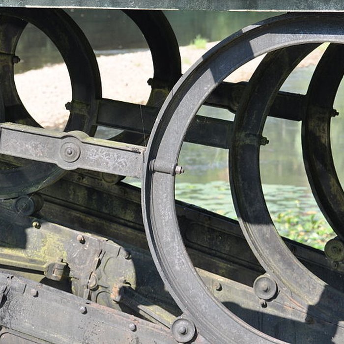 Photo de Pont métallique sur la rivière La Lanterne également sur commune de Bourguignon-lès-Conflans