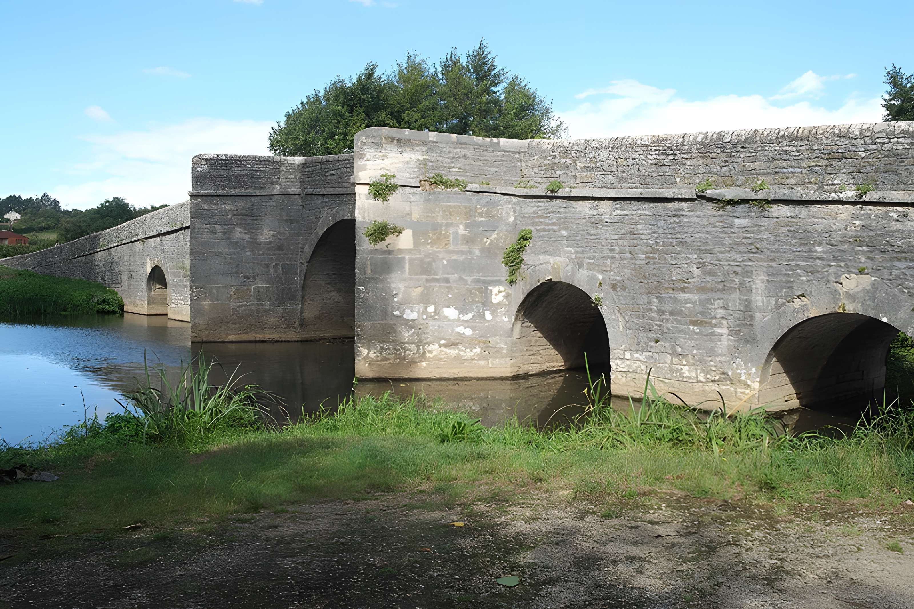 Pont sur la Charente à Chatain