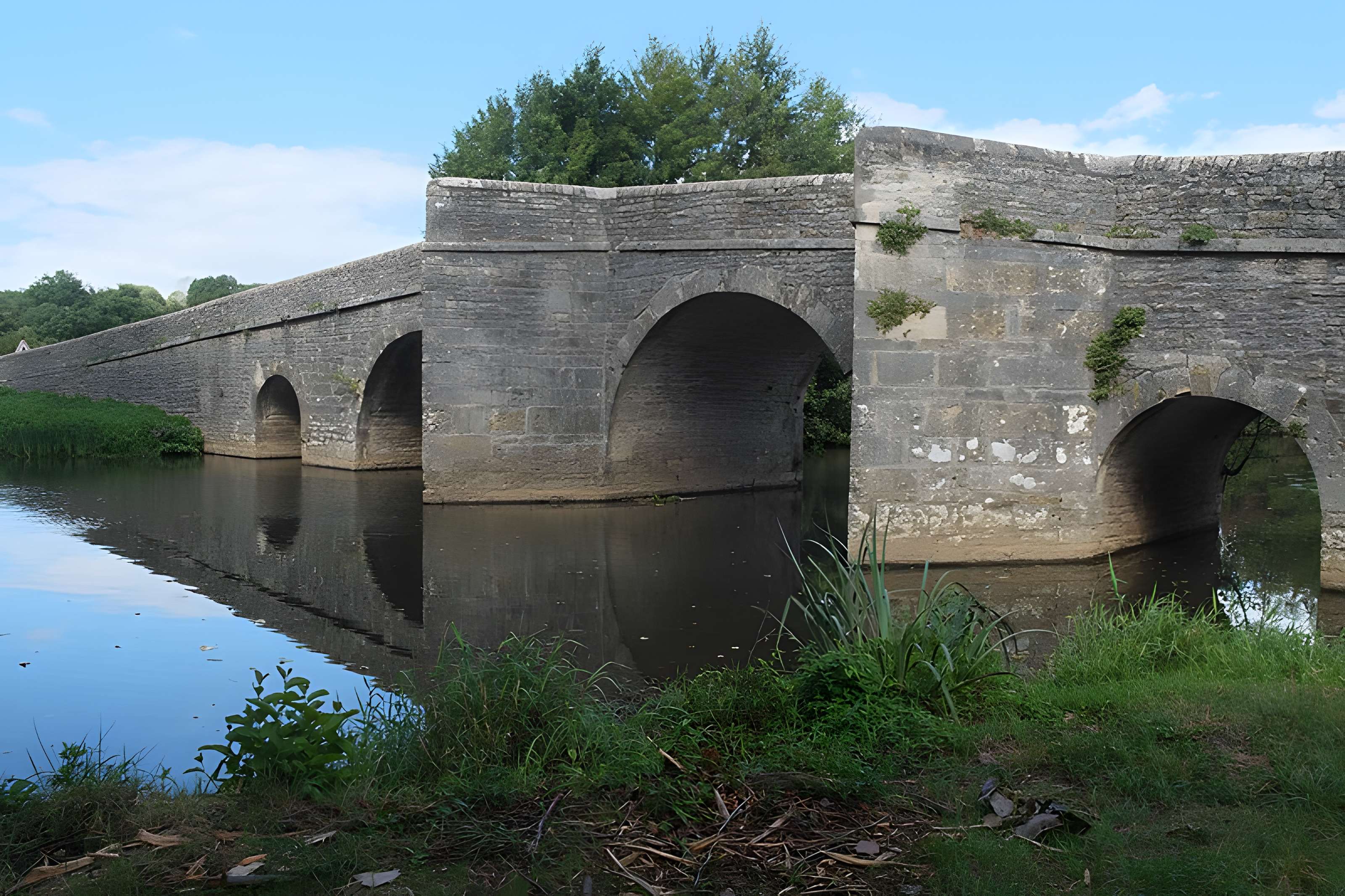 Pont sur la Charente à Chatain